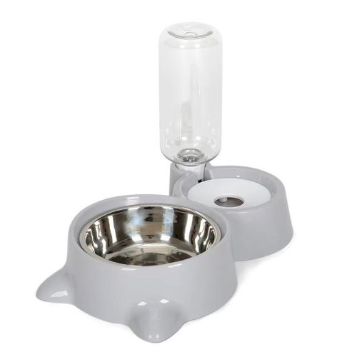 Pet Dog Cat Bowl Fountain Automatic Food Water Feeder Container For Cats Dogs Drinking Pet Articles  Pet Cat Water Dispenser