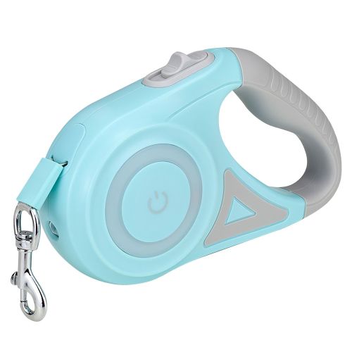 16FT Retractable Dog Leash Extendable Pet Leash Dog Walking Leash with Flashlight RGB Light 2 Rolls of Waste Bags Dispenser Fit for 66-110lbs 16FT Retractable Dog Leash Extendable Pet Leash Dog Walking Leash with Flashlight RGB Light 2 Rolls of Waste Bags Dispenser Fit for 66-110lbs